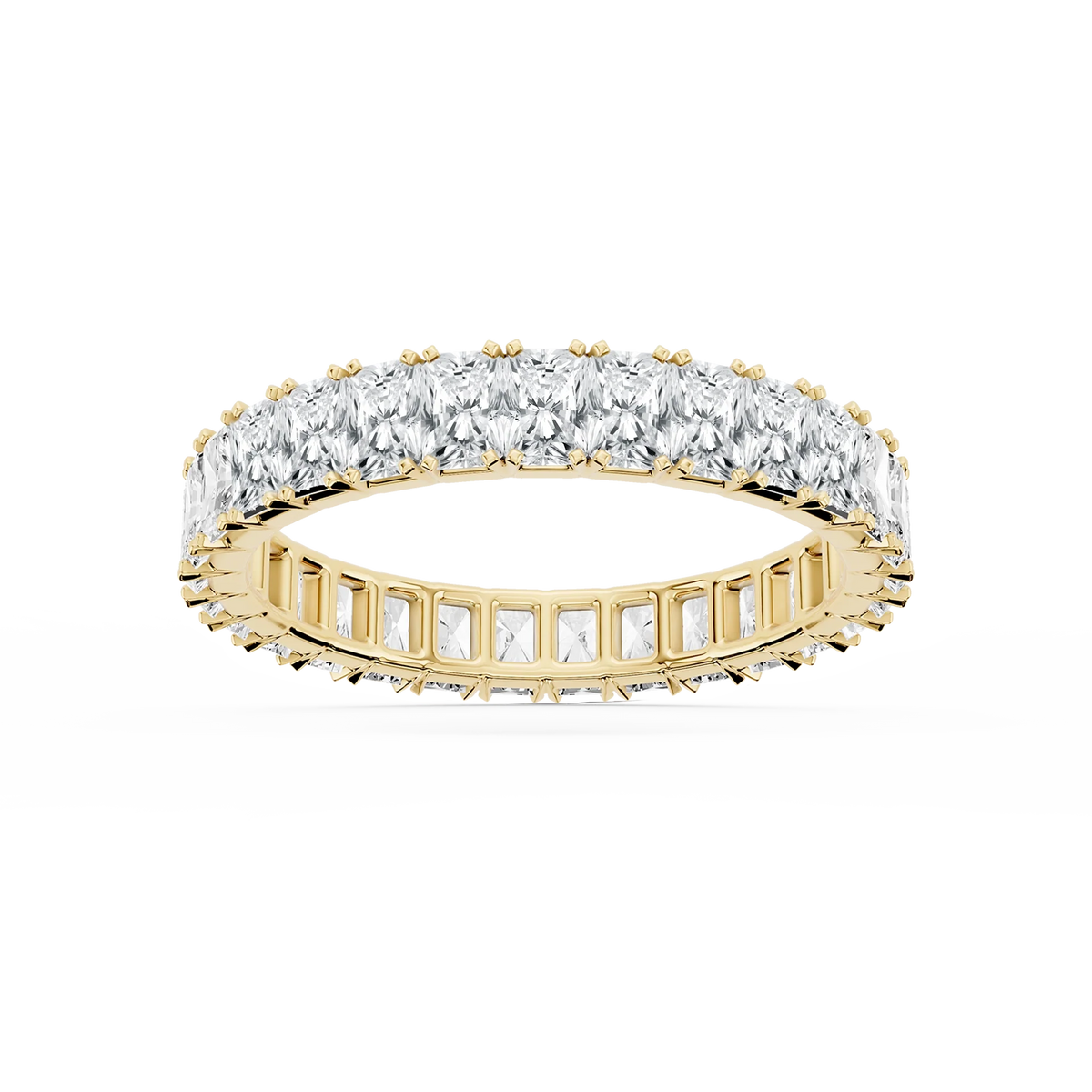 Lovea Mathilda Eternity Ring Radiantschliff – Gelbgold
