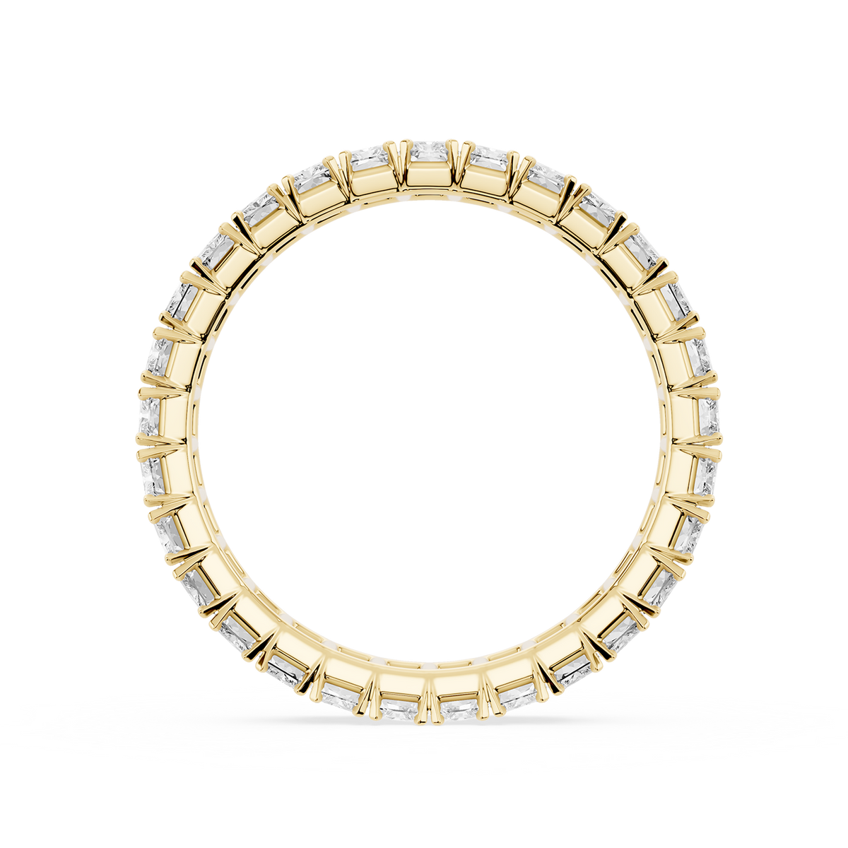 Lovea Mathilda Eternity Ring Radiantschliff – Gelbgold