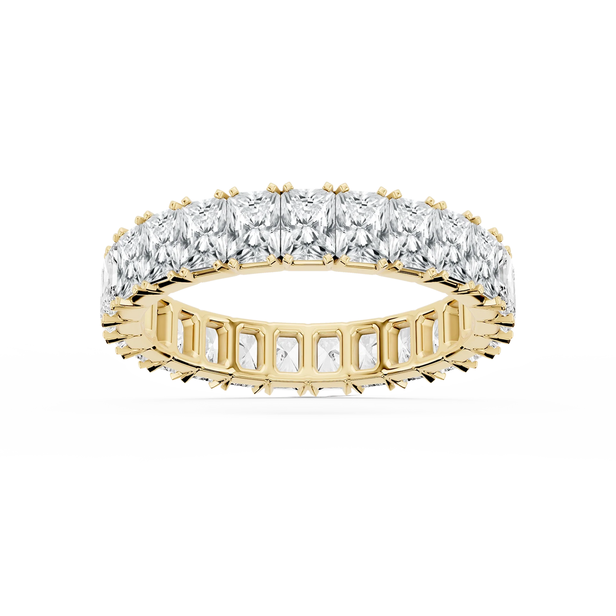 Lovea Mathilda Eternity Ring Radiantschliff – Gelbgold