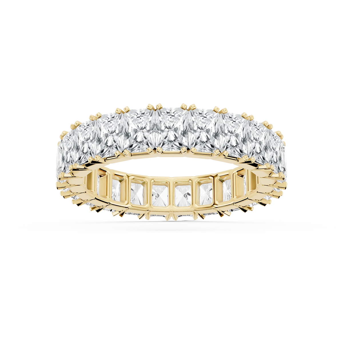 Lovea Mathilda Eternity Ring Radiantschliff – Gelbgold
