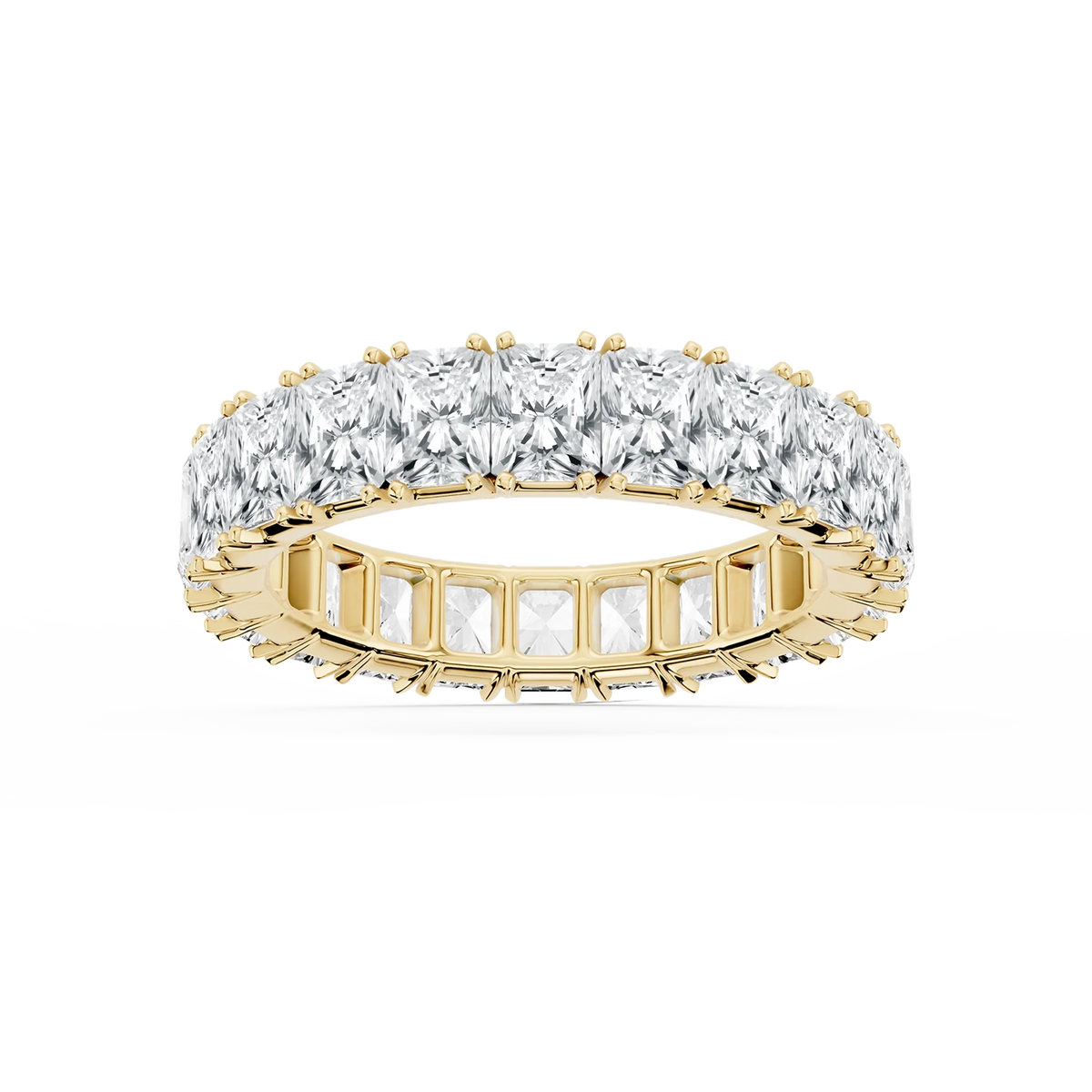 Lovea Mathilda Eternity Ring Radiantschliff – Gelbgold