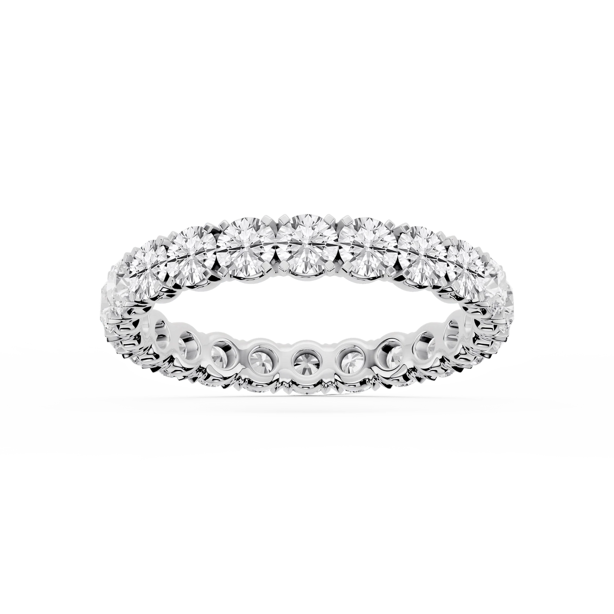 Lovea Mathilda Eternity Ring Rundschliff – Weißgold