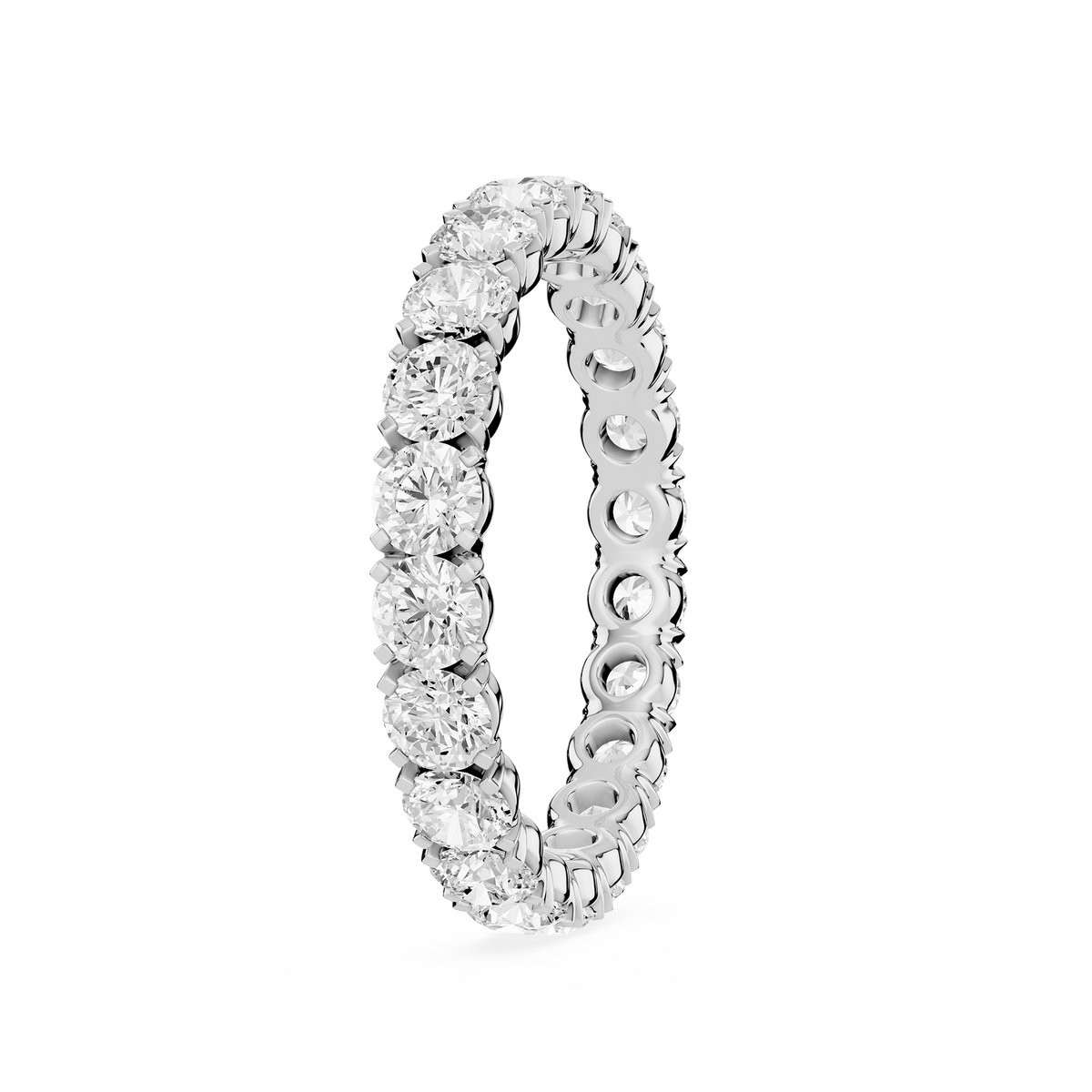 Lovea Mathilda Eternity Ring Rundschliff – Weißgold