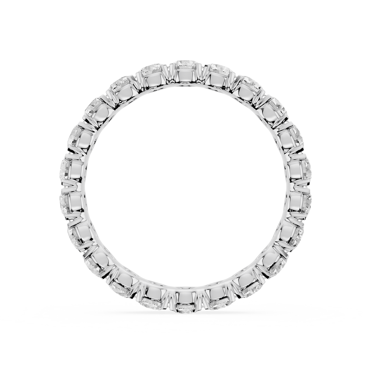 Lovea Mathilda Eternity Ring Rundschliff – Weißgold