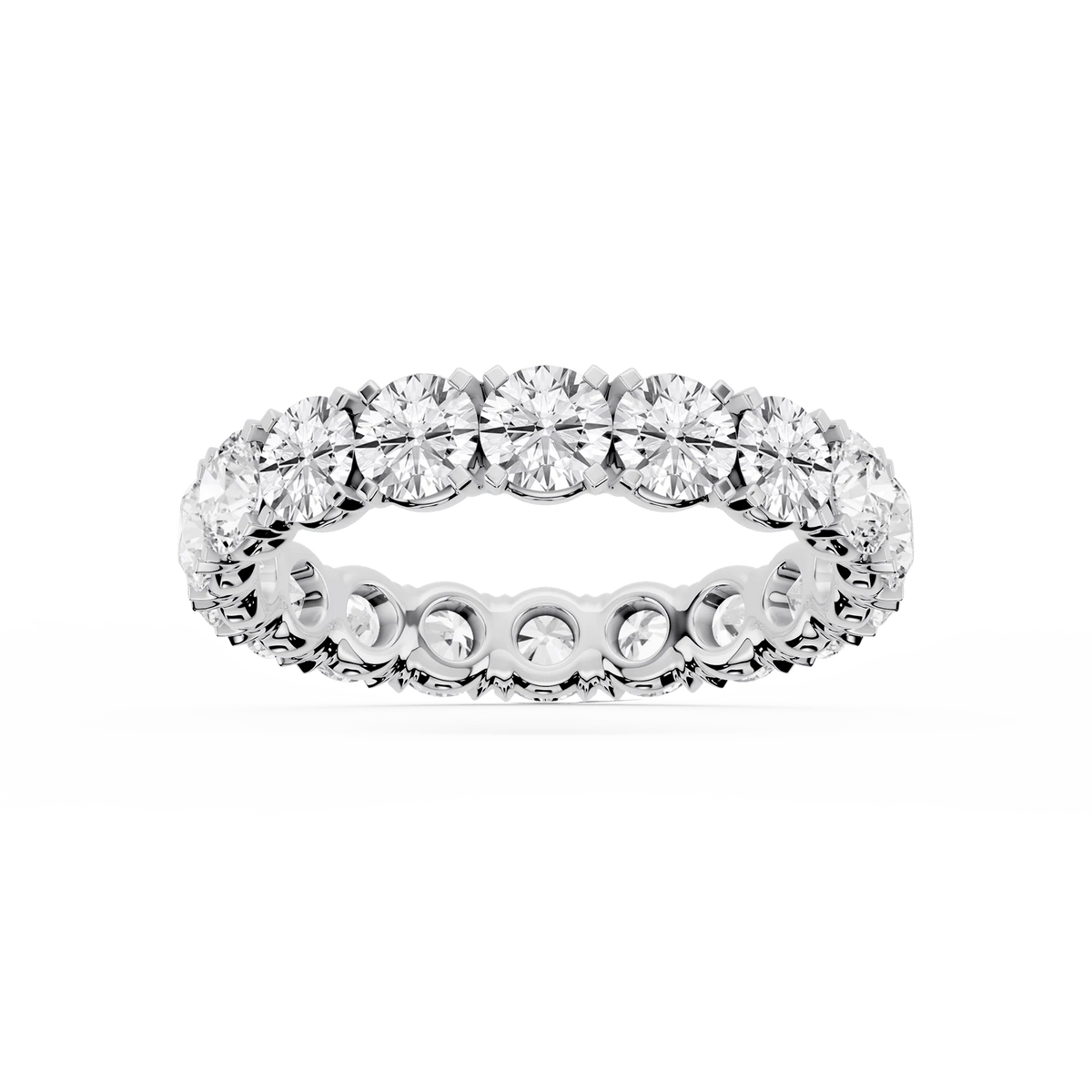 Lovea Mathilda Eternity Ring Rundschliff – Weißgold