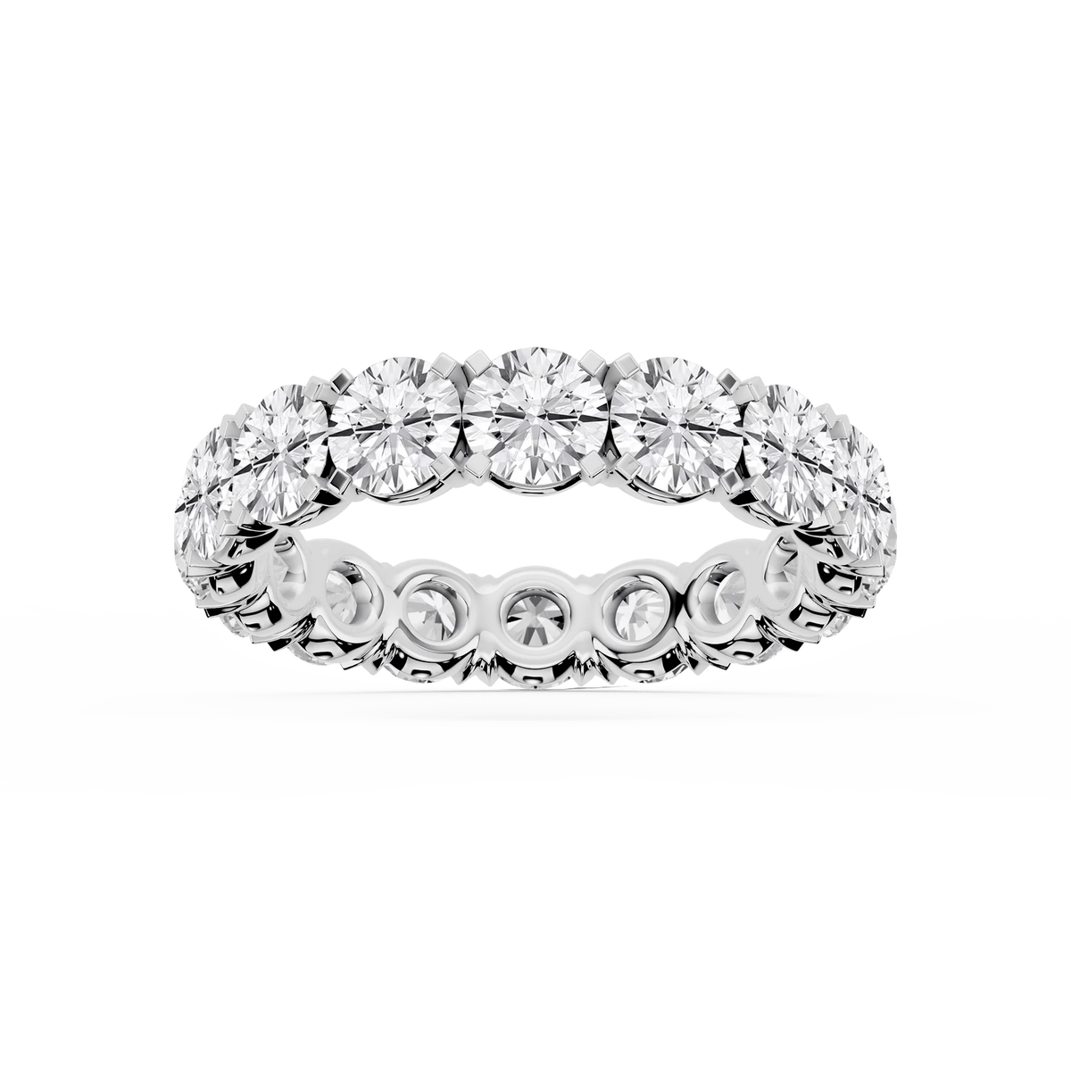 Lovea Mathilda Eternity Ring Rundschliff – Weißgold
