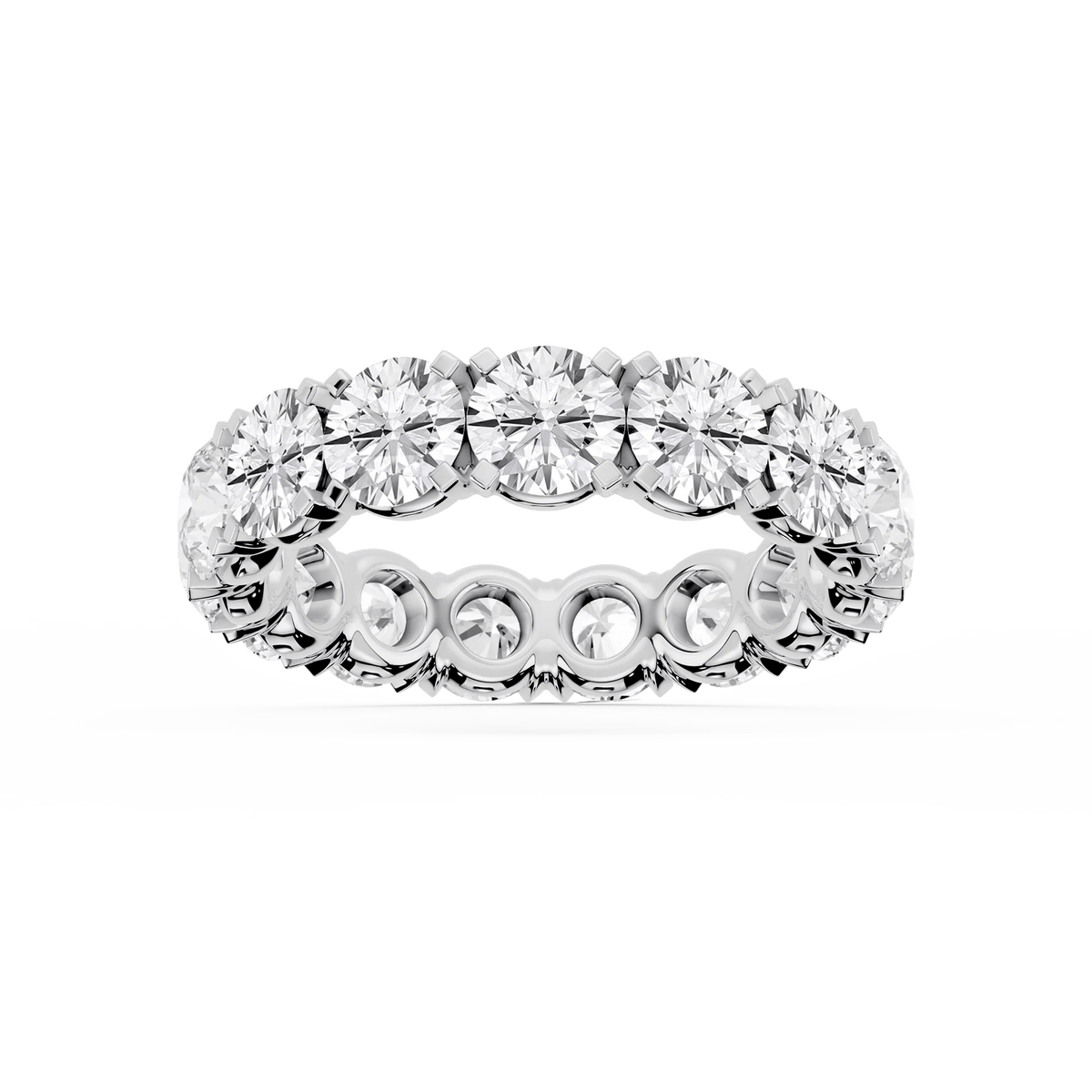 Lovea Mathilda Eternity Ring Rundschliff – Weißgold
