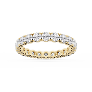 Lovea Mathilda Eternity Ring Rundschliff – Gelbgold