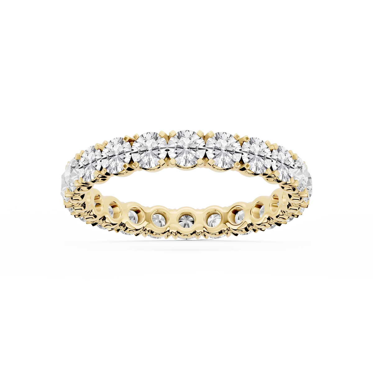 Lovea Mathilda Eternity Ring Rundschliff – Gelbgold
