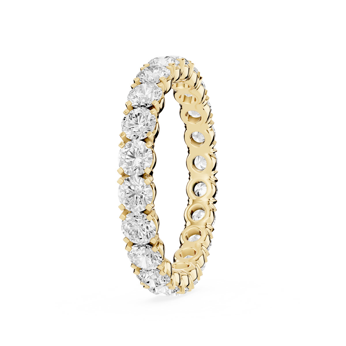 Lovea Mathilda Eternity Ring Rundschliff – Gelbgold