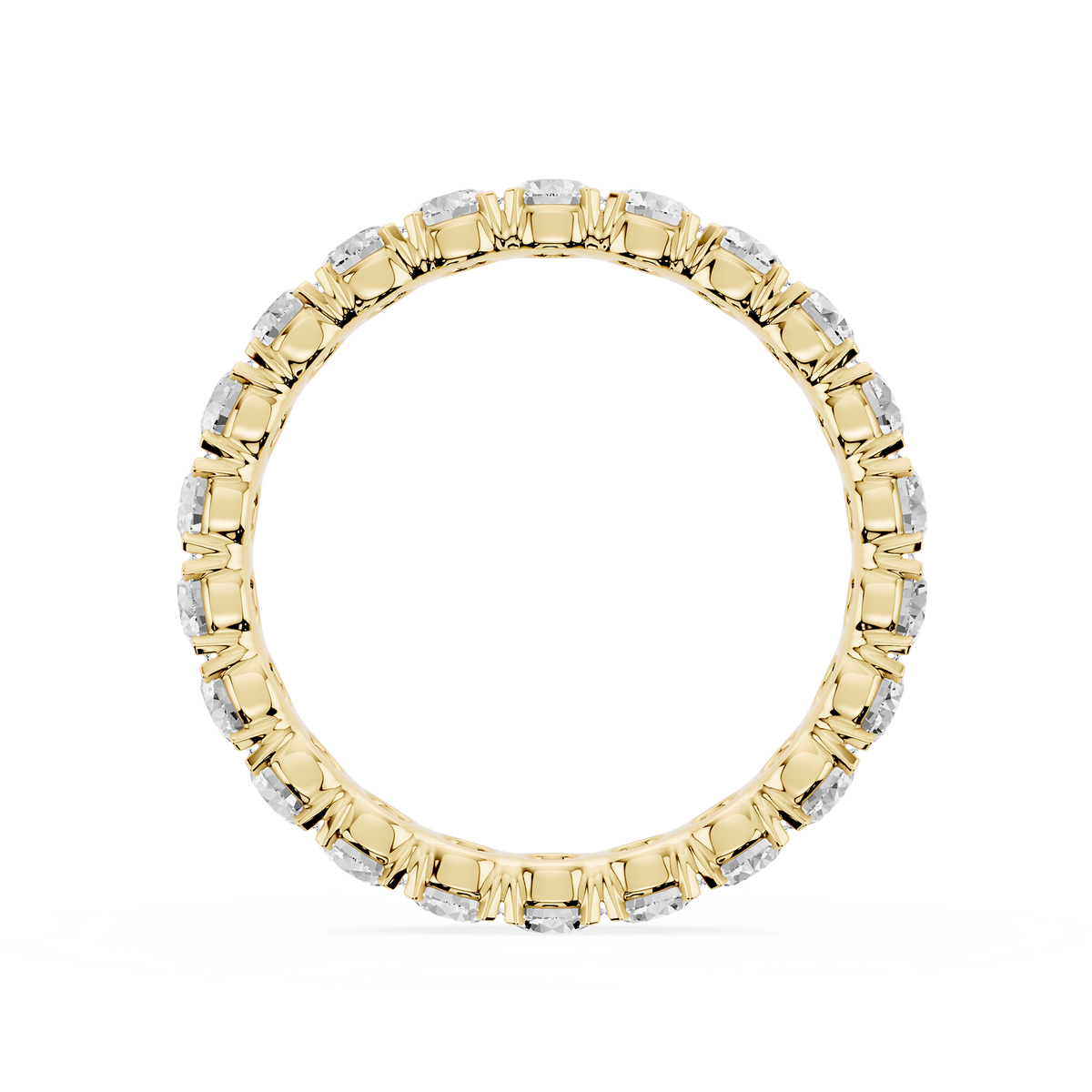 Lovea Mathilda Eternity Ring Rundschliff – Gelbgold