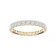 Lovea Stella Eternity Ring Prinzessschliff – Gelbgold