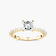 Charlotte Verlobungsring – Gelbgold