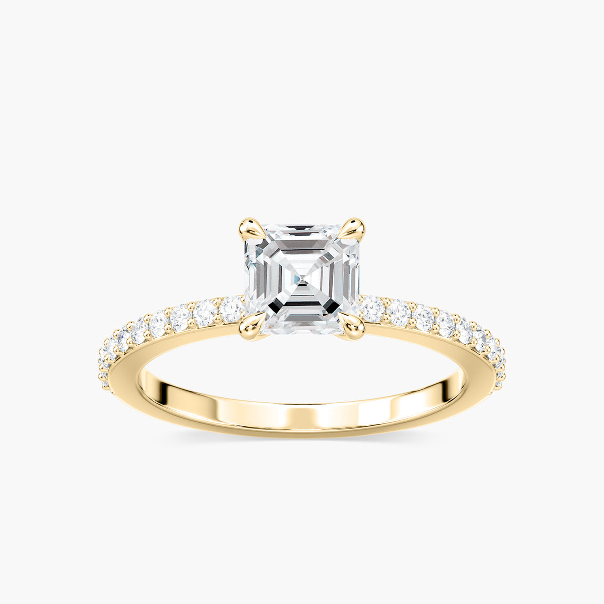 Charlotte Verlobungsring – Gelbgold