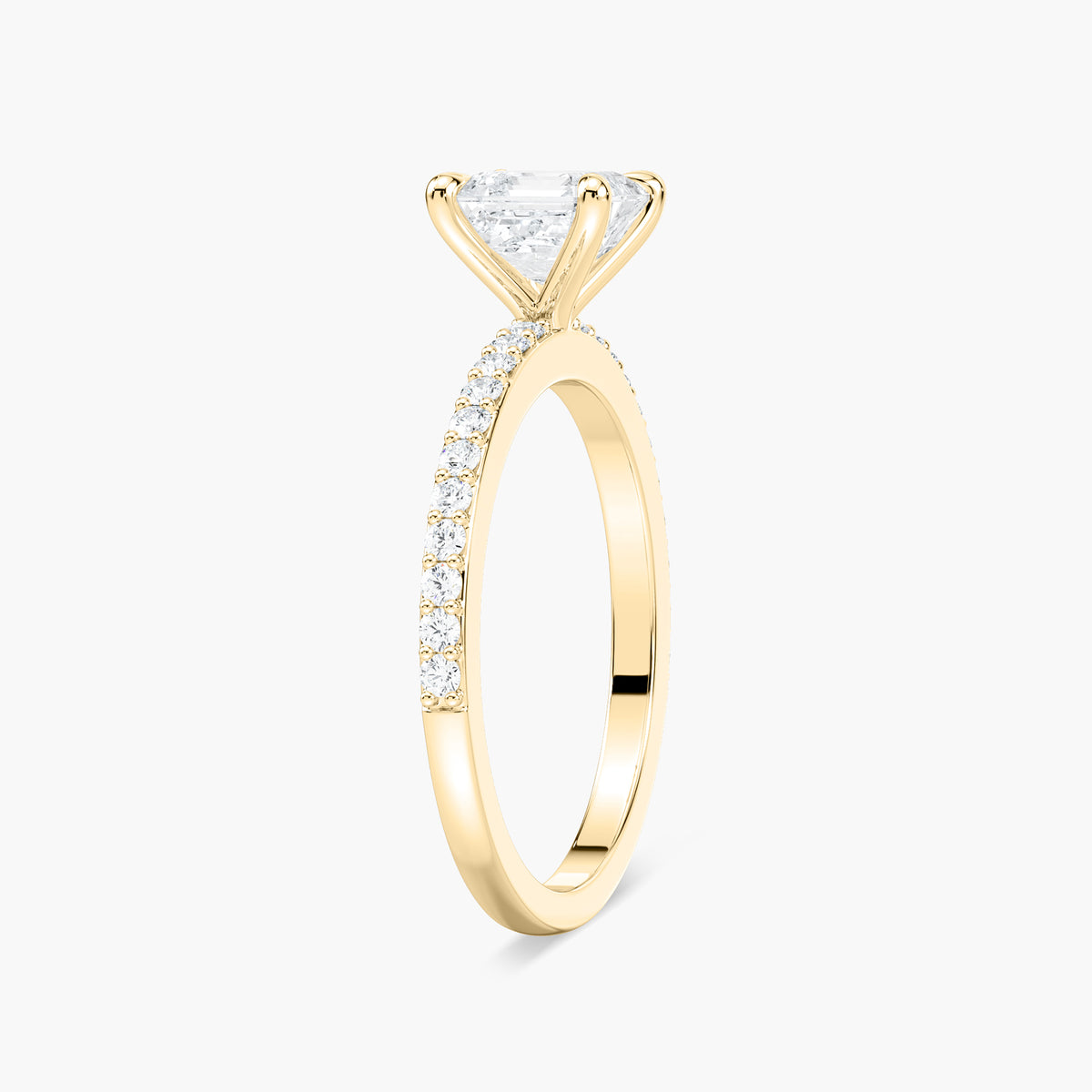 Charlotte Verlobungsring – Gelbgold