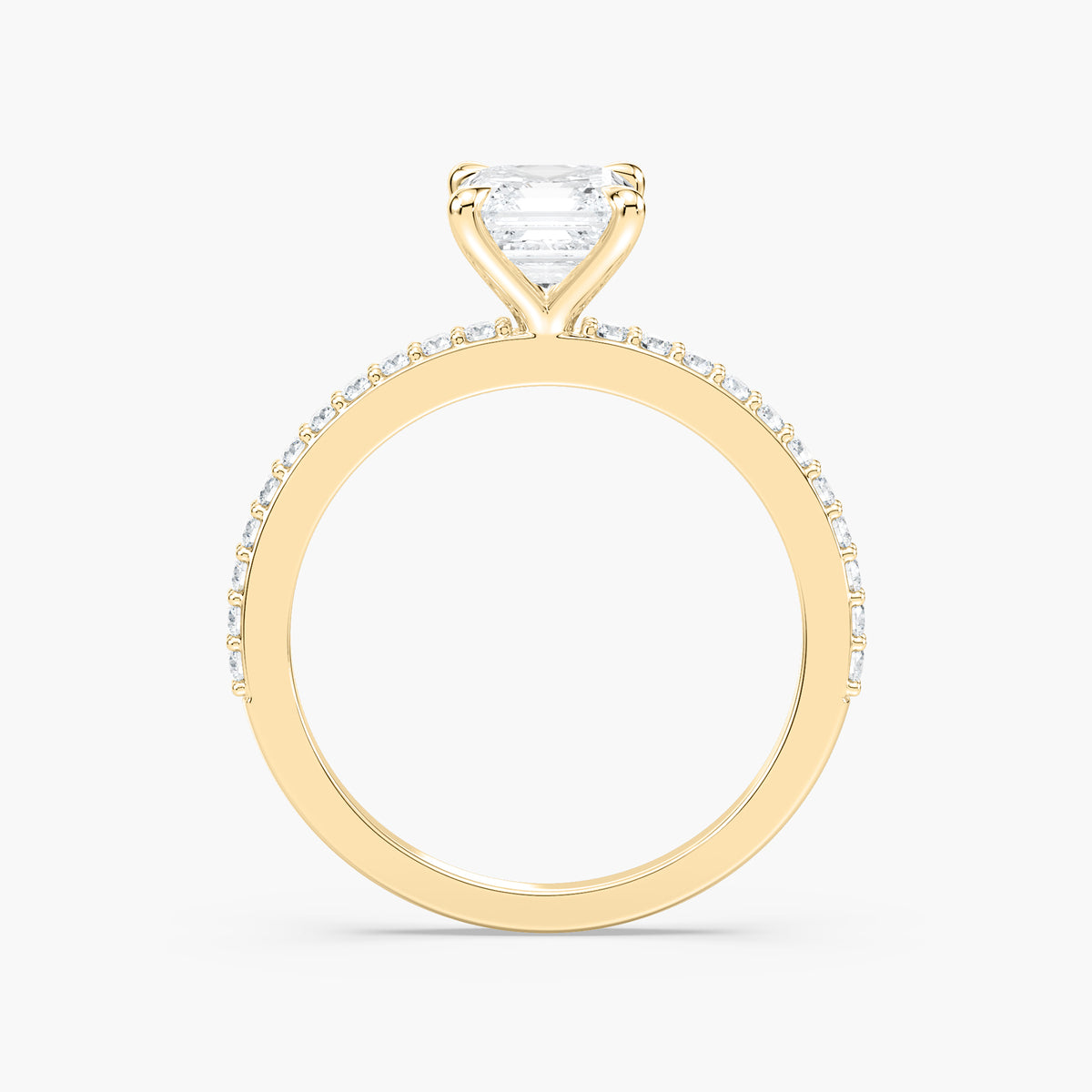 Charlotte Verlobungsring – Gelbgold