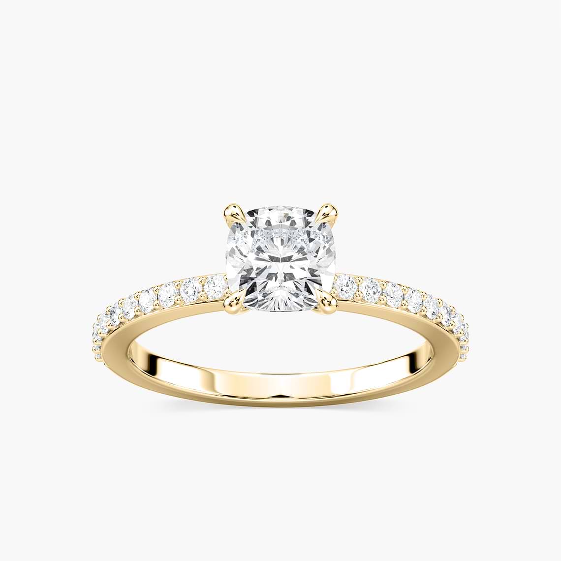 Charlotte Verlobungsring – Gelbgold