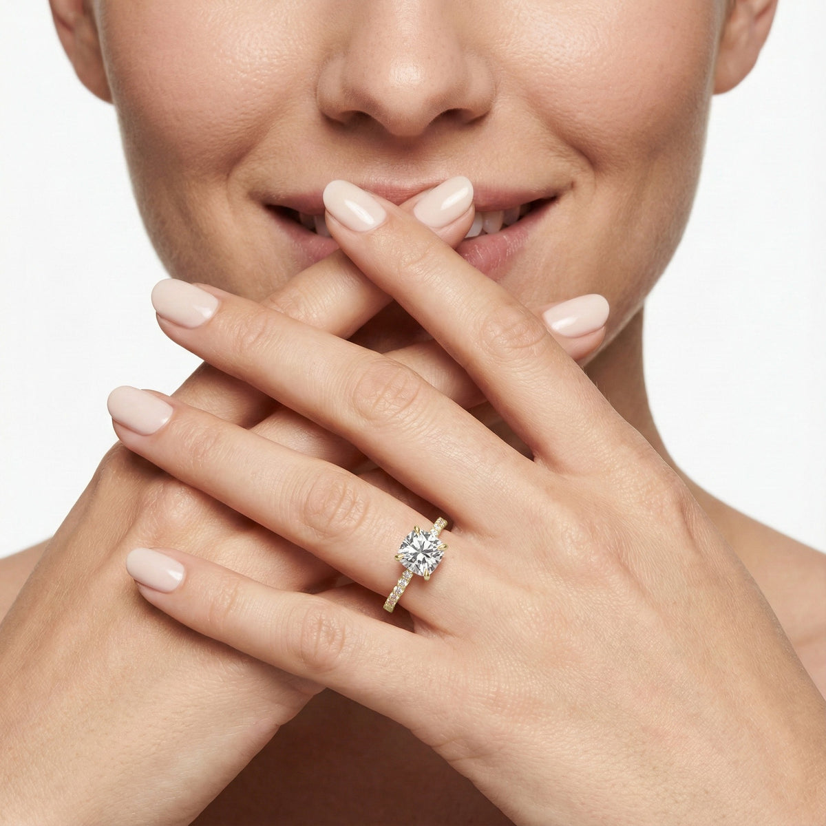 Charlotte Verlobungsring – Gelbgold