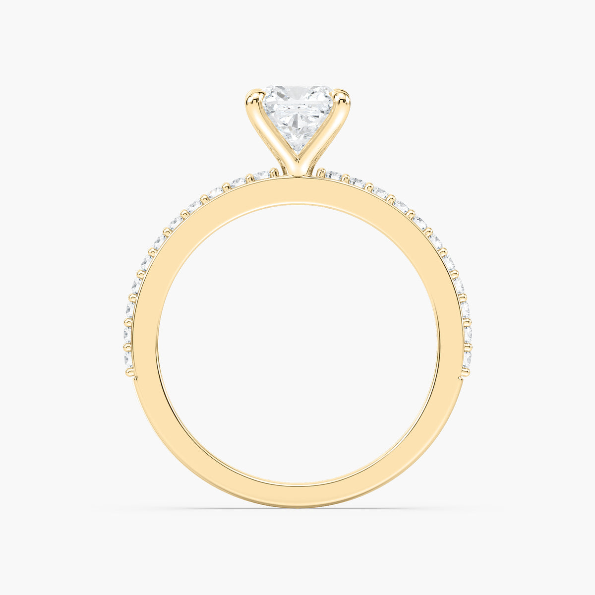 Charlotte Verlobungsring – Gelbgold