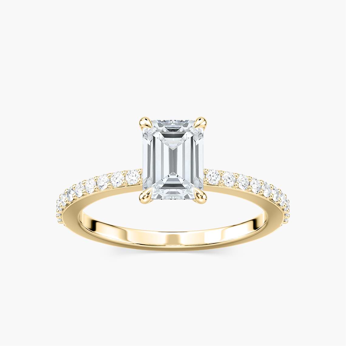 Charlotte Verlobungsring – Gelbgold