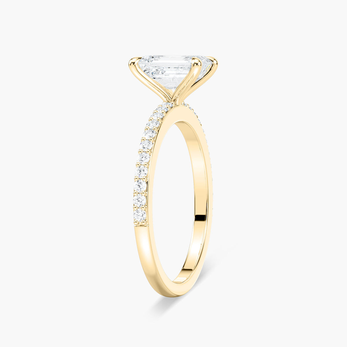 Charlotte Verlobungsring – Gelbgold