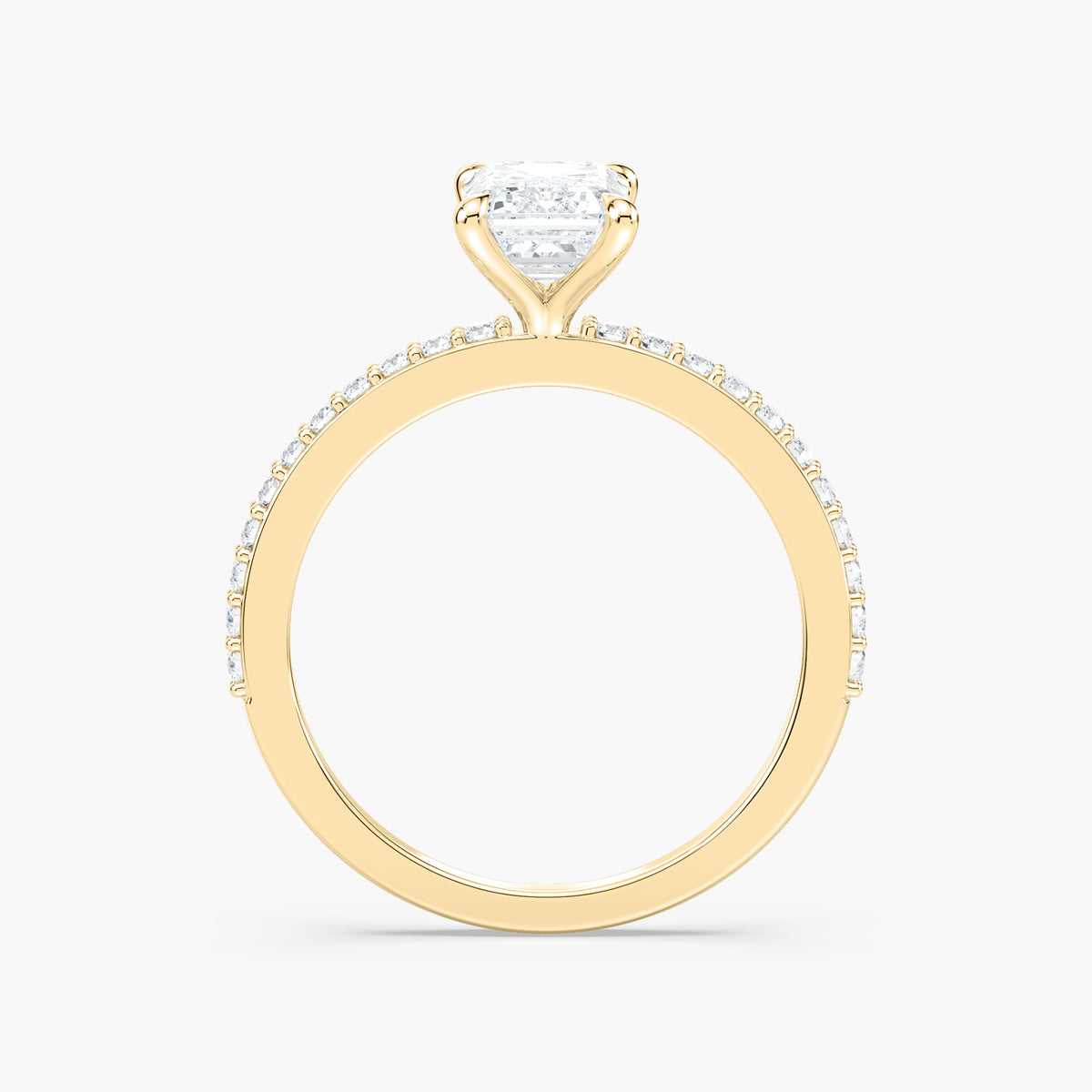 Charlotte Verlobungsring – Gelbgold
