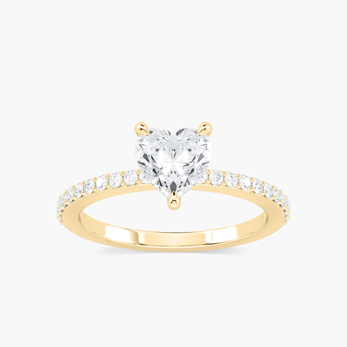 Charlotte Verlobungsring – Gelbgold