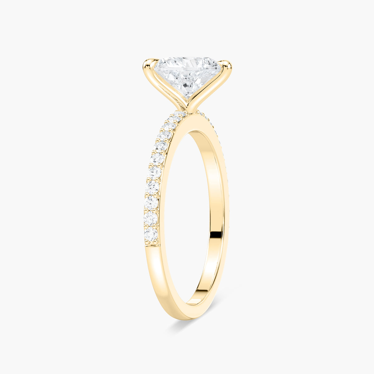 Charlotte Verlobungsring – Gelbgold