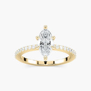 Charlotte Verlobungsring – Gelbgold