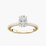 Charlotte Verlobungsring – Gelbgold