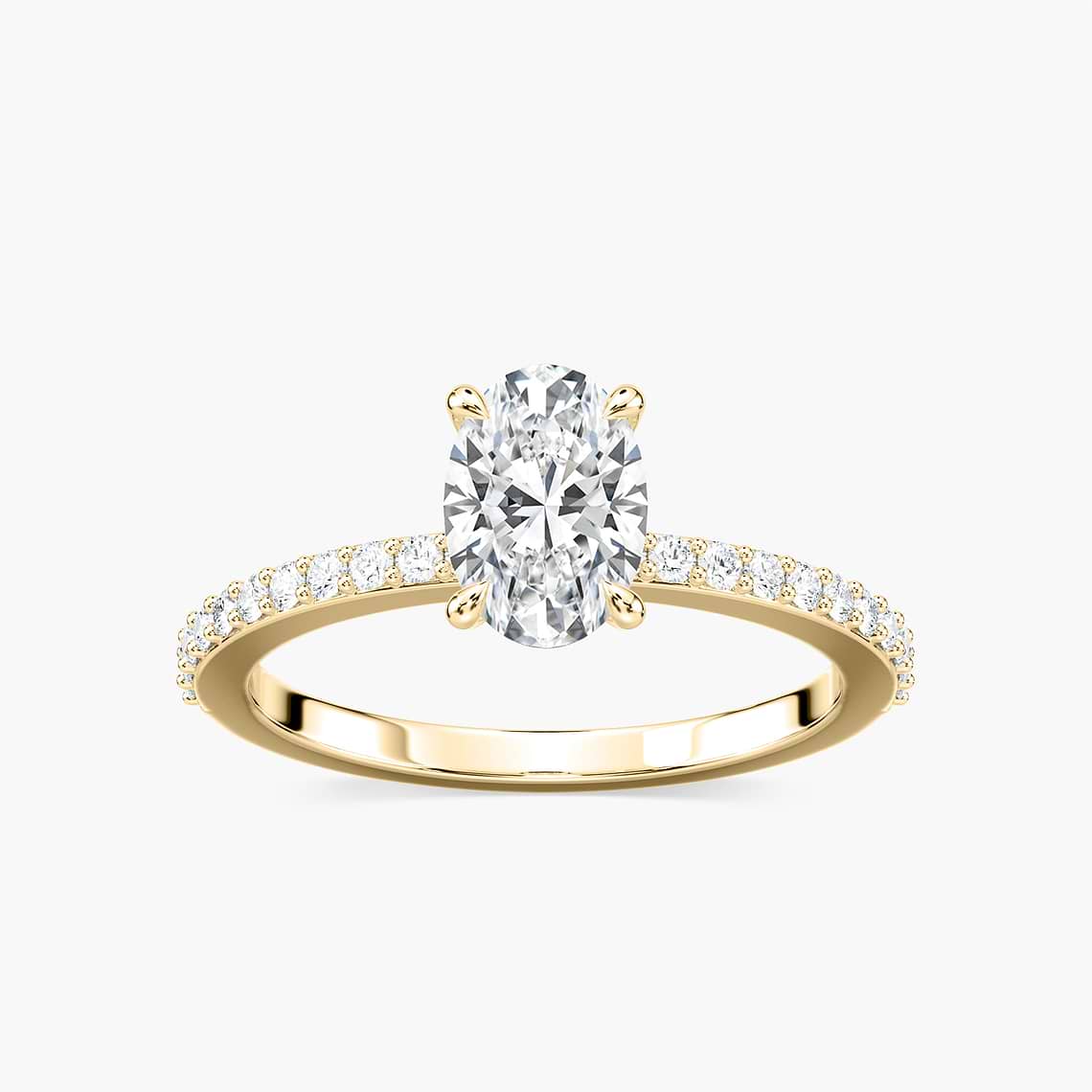 Charlotte Verlobungsring – Gelbgold