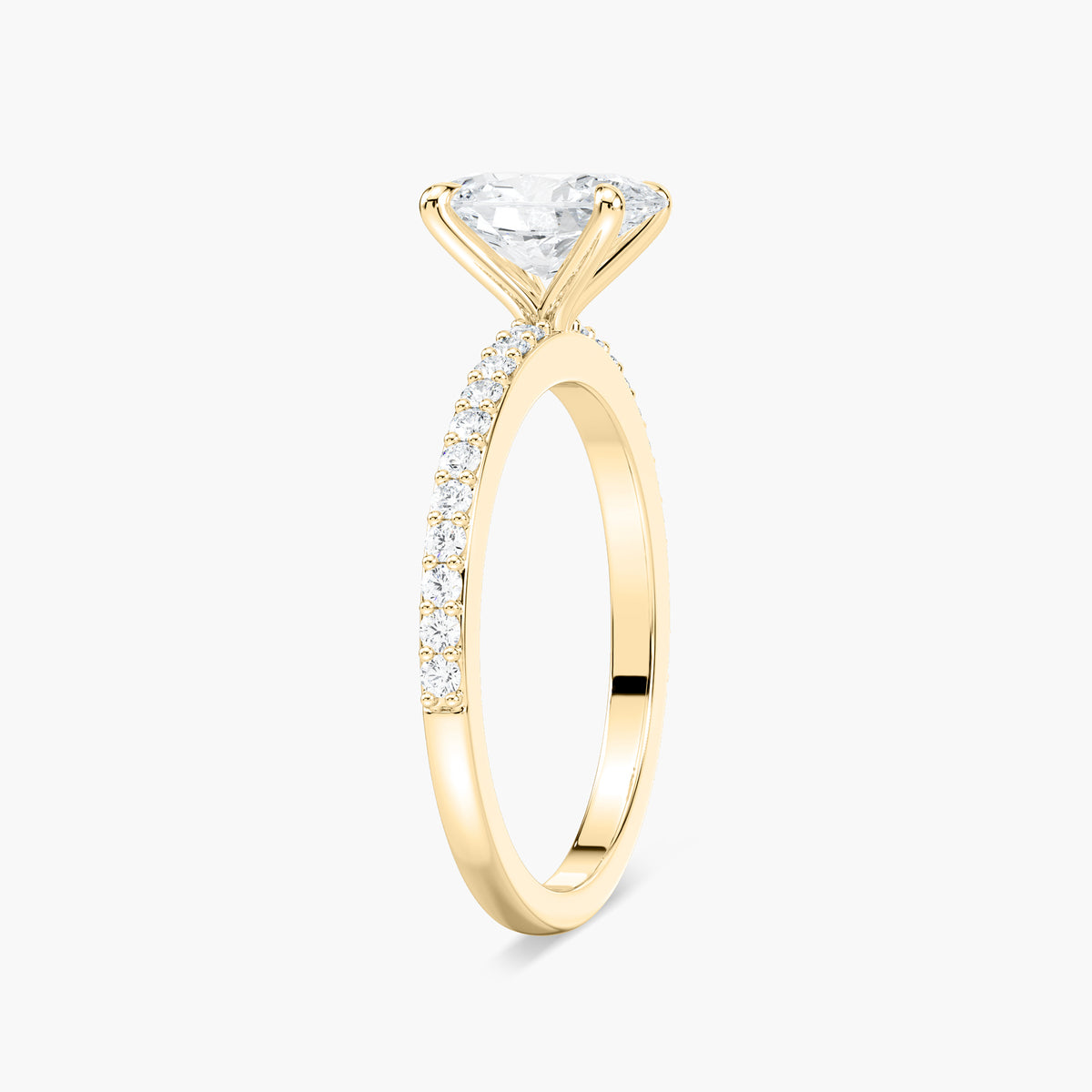 Charlotte Verlobungsring – Gelbgold