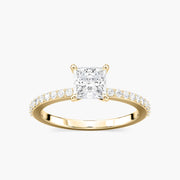 Charlotte Verlobungsring – Gelbgold