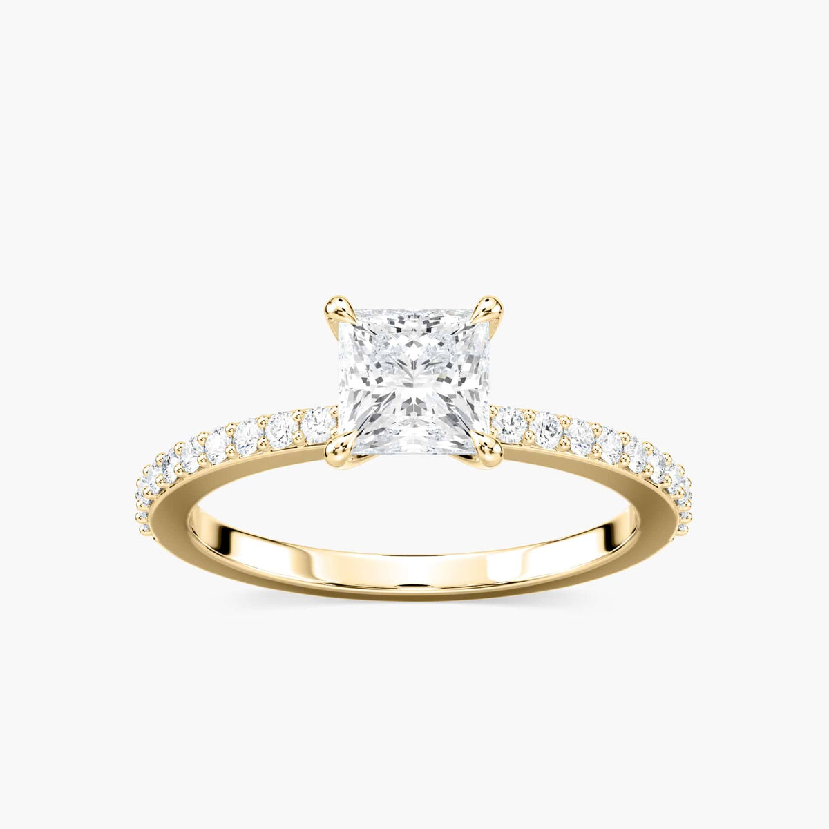 Charlotte Verlobungsring – Gelbgold