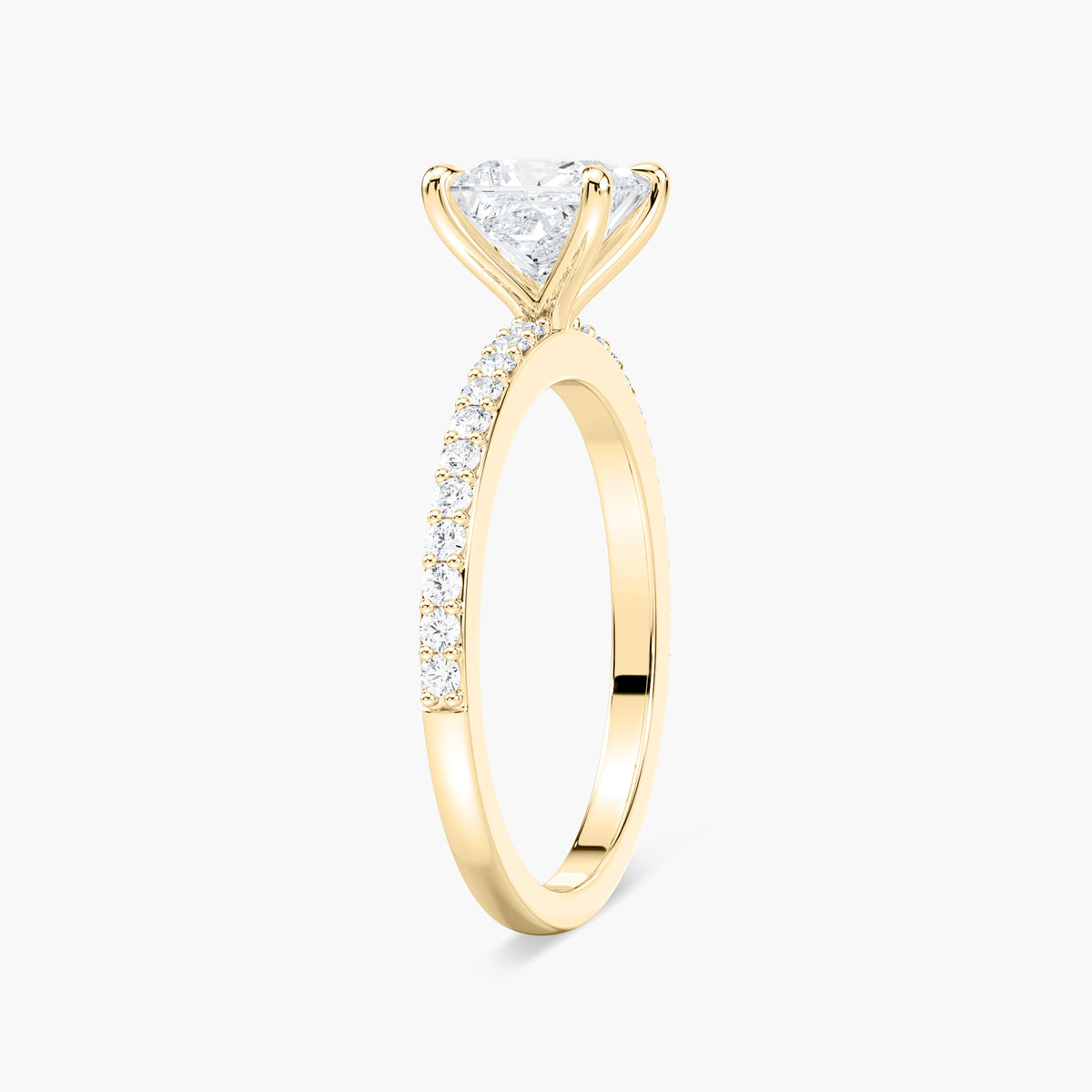 Charlotte Verlobungsring – Gelbgold