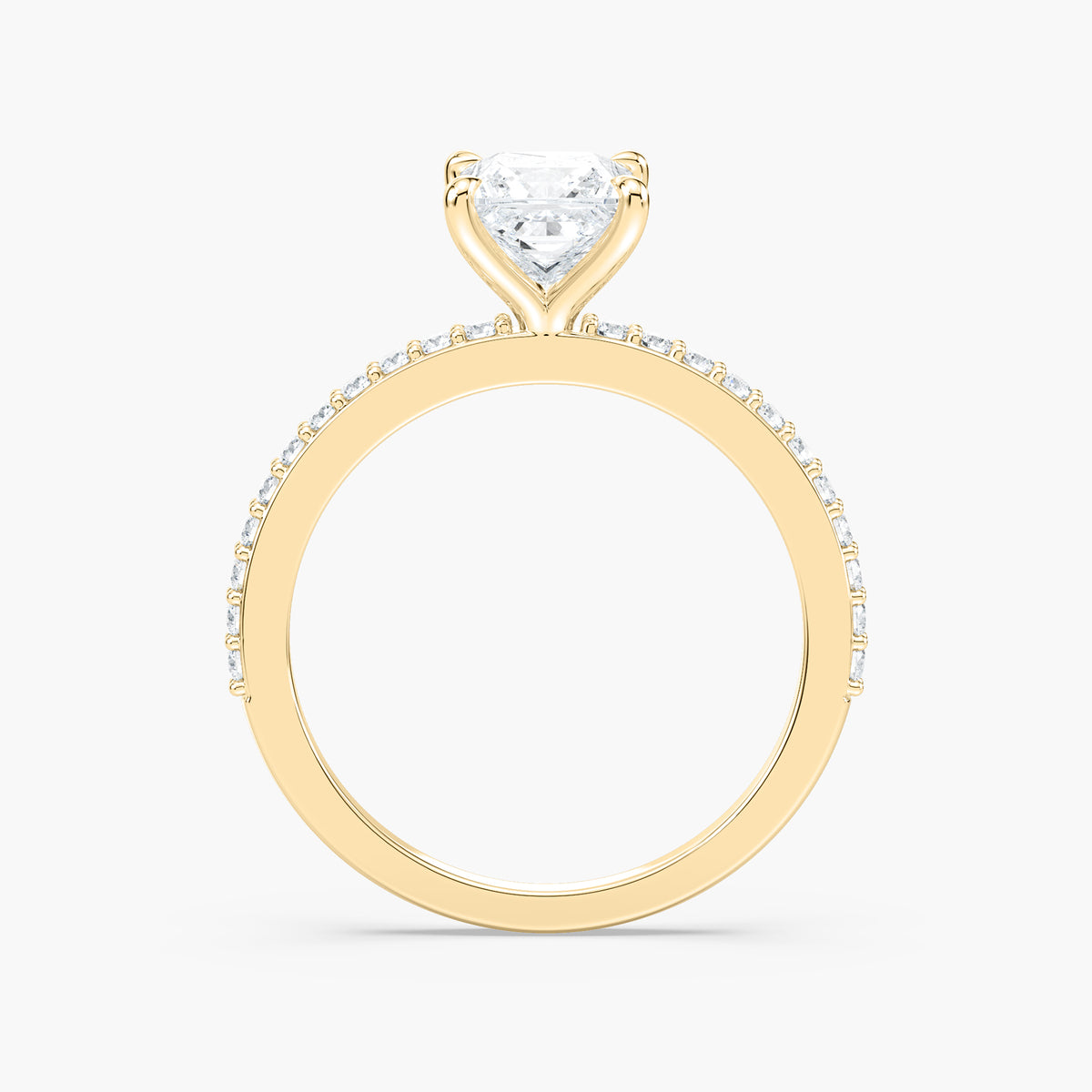 Charlotte Verlobungsring – Gelbgold