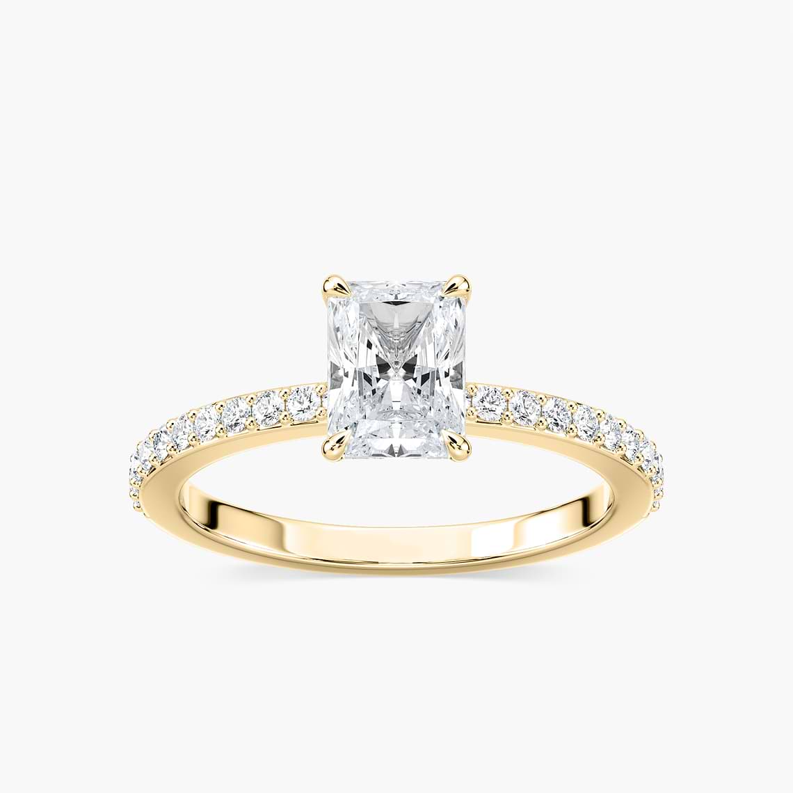 Charlotte Verlobungsring – Gelbgold