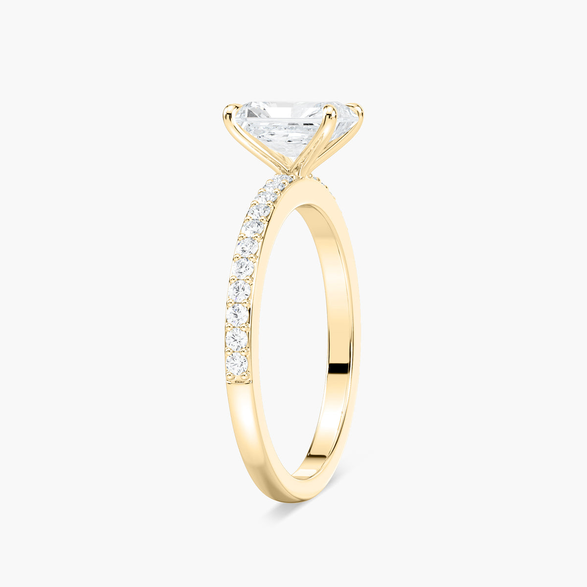 Charlotte Verlobungsring – Gelbgold