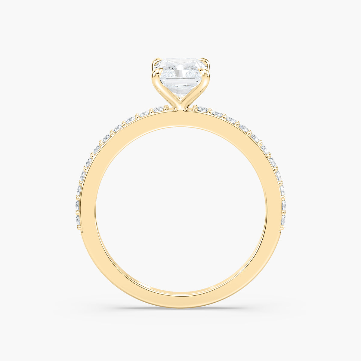 Charlotte Verlobungsring – Gelbgold