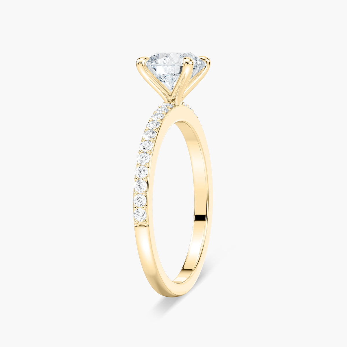 Charlotte Verlobungsring – Gelbgold