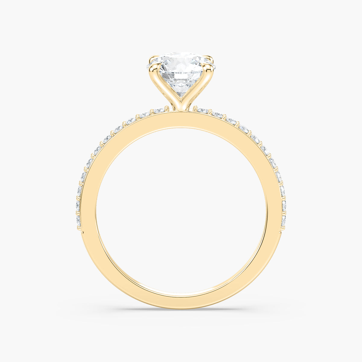 Charlotte Verlobungsring – Gelbgold