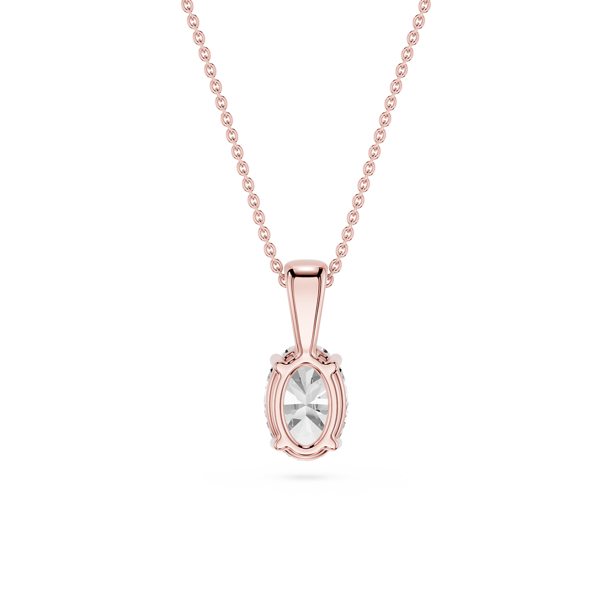 Lovea Lina Anhänger – Ovalschliff – Roségold
