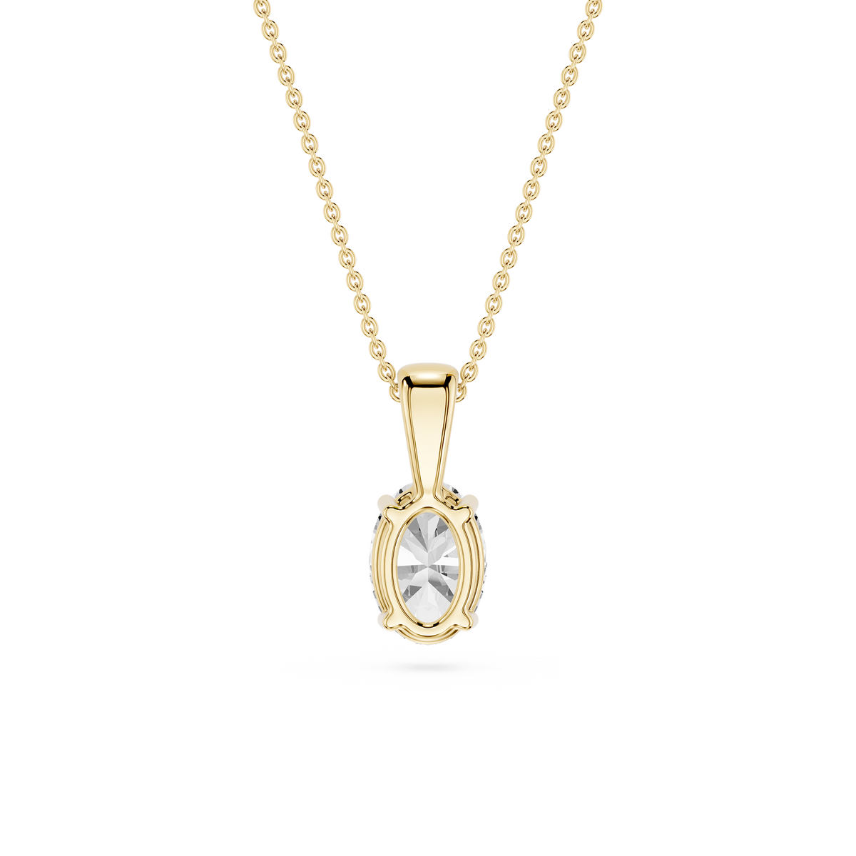Lovea Lina Anhänger – Ovalschliff – Gelbgold