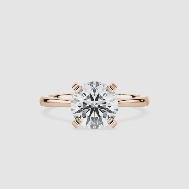 Sophie Kathedrale-Solitaire Verlobungsring – Rundschliff – Roségold – Video