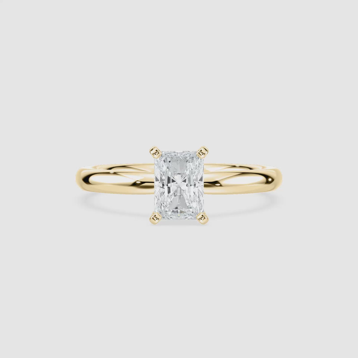 Video laden: Emilia Solitaire Verlobungsring – Radiantschliff – Video
