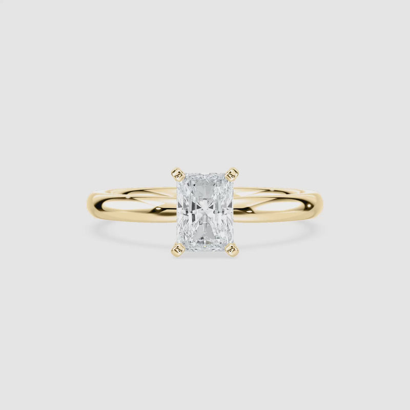 Emilia Solitaire Verlobungsring – Radiantschliff – Video