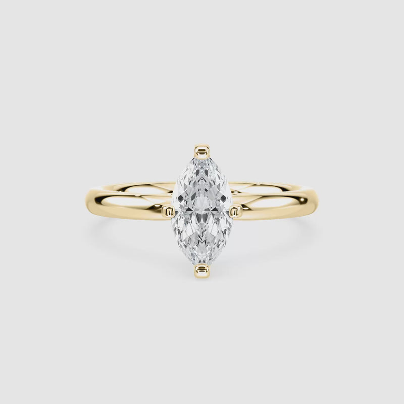 Emilia Solitaire Verlobungsring – Marquiseschliff – Video