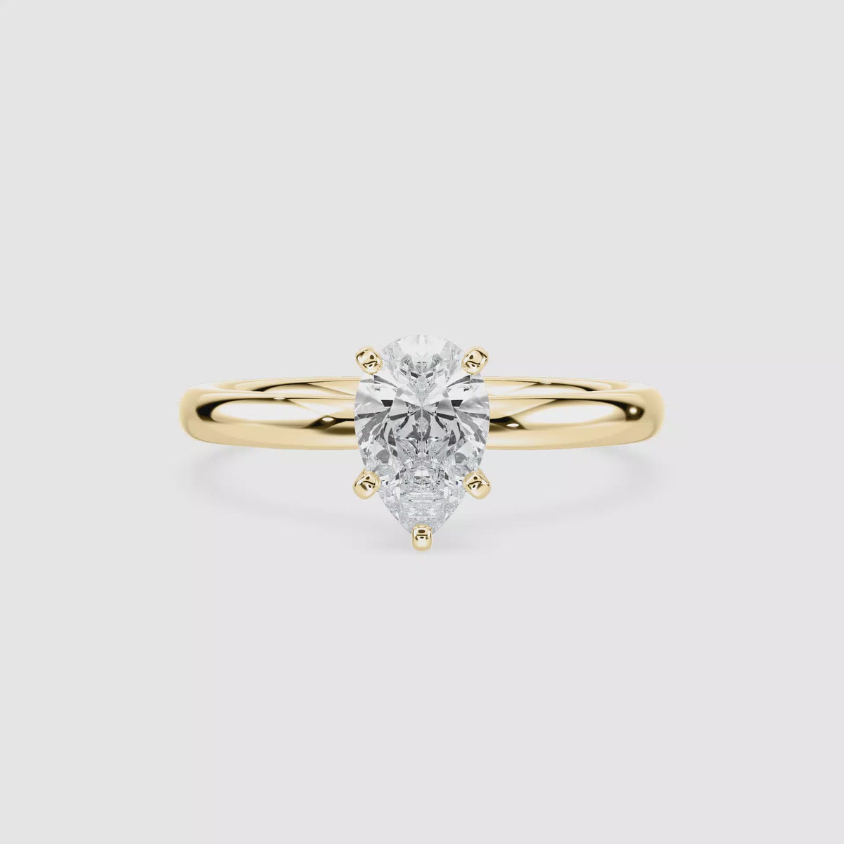Video laden: Emilia Solitaire Verlobungsring – Tropfenschliff – Video