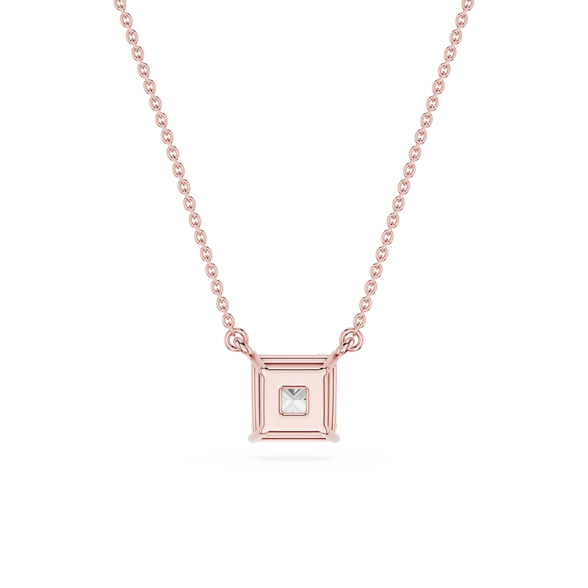 Lovea Carla Anhänger – Prinzessschliff – Roségold