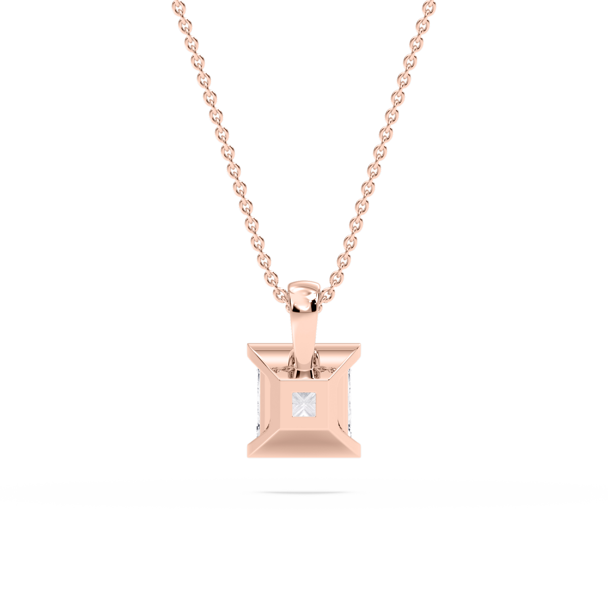 Lovea Hedda Anhänger – Prinzessschliff – Roségold